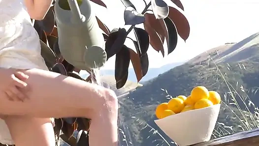 College girl masturbation in college uniform