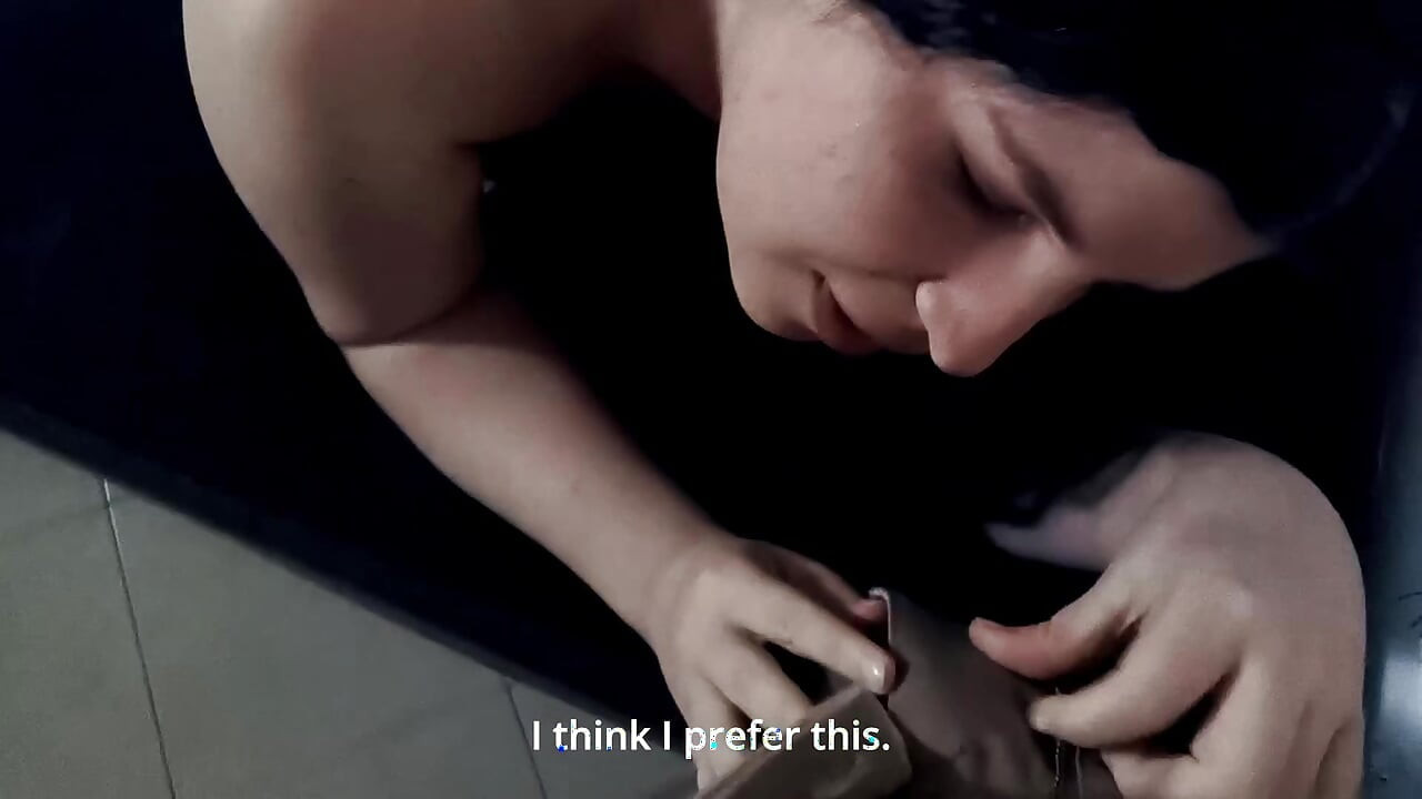 My roommate spies on me while I masturbate with my toy and we end up having sex