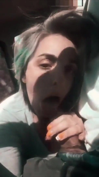 Jaw-dropping moment from "I suck horny cock in the car"