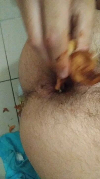 shove in the ass with fruits