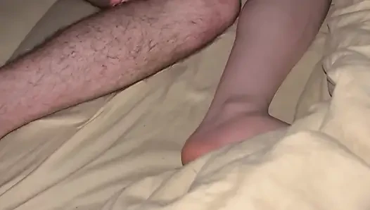 My stepsister likes when I enter her at night