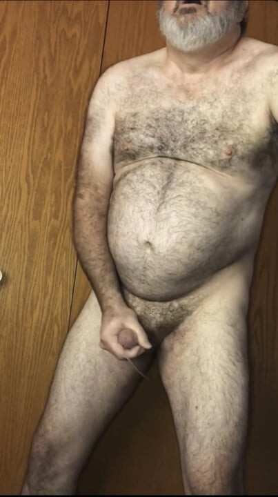 Masturbating while standing