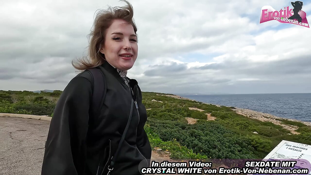 German User meet and fuck tourist teen at the mallorca beach