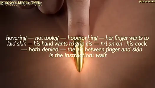 Pass auf meinen Finger auf