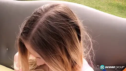 Codi is big-boobed & pink