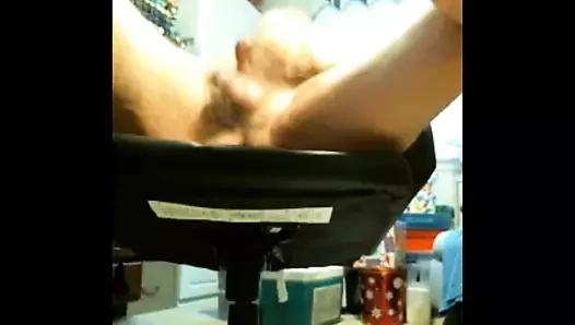Opa streelde op webcam
