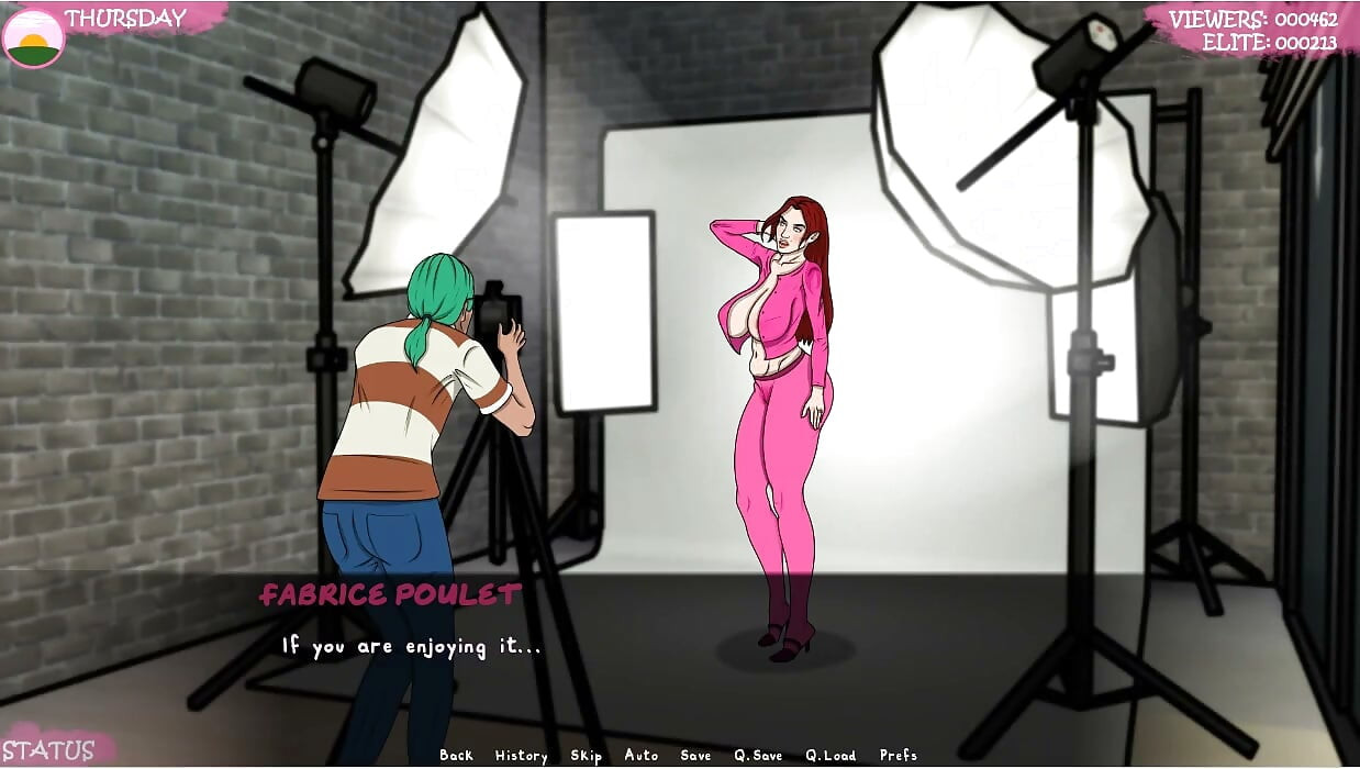 Project Hotwife - Gameplay - Roleplay - Husband Loves Wife Exposing Herself to Male Coworker