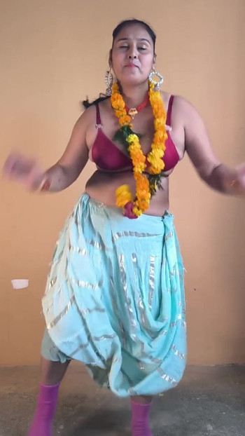 Thrilling moment from "Puja baby dance performance"