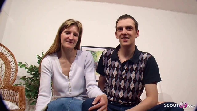 Stupid German Cuckold let his Anorexic wife Fuck Stranger