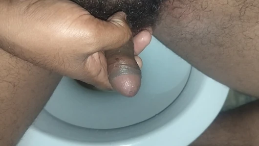 Big black cock with semen shot