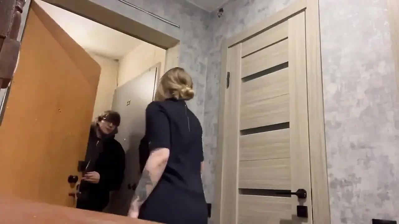 The Student Did Not Do His Homework, for Which the Teacher Fucked Him and Kicked Him Naked Out of the