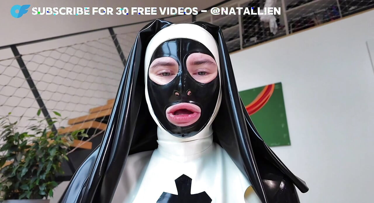 Femdom Latex JOI - Huge Strapon dildo