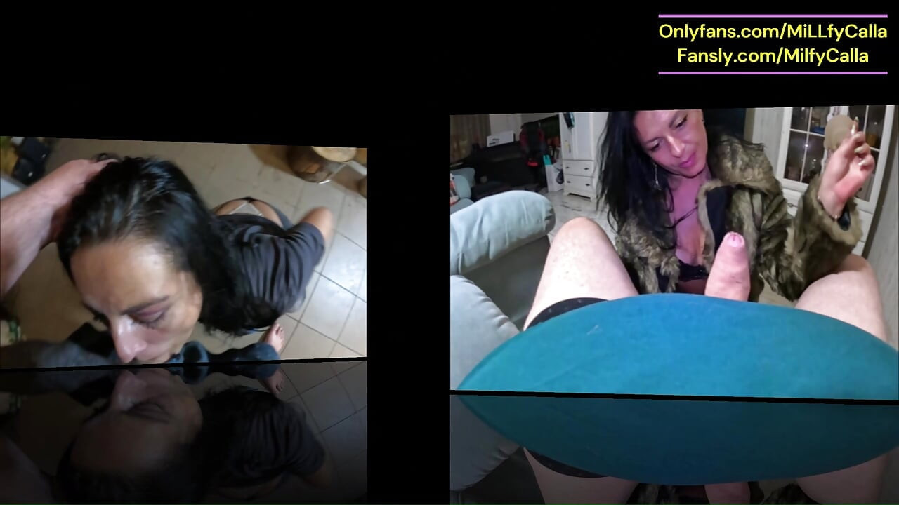 Luxury Fur Coats and Military Downjacket Masturbation with Dirty Talk