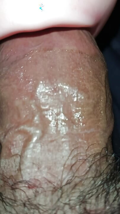 Close up sloppy blowjob make me cumshot