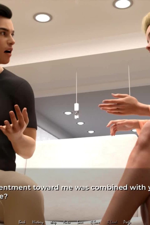 Moving Down: dominant wife and obedient husband, footjob cumshot and intense female orgasm ep.43