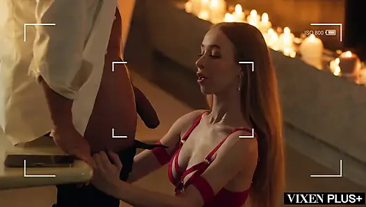 VIXENPLUS Bella Spark Seduces Nata Gold And BF In Intense Threesome