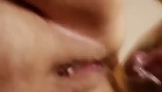 I fill my stepmom's big pussy with cum in a doggy style pose