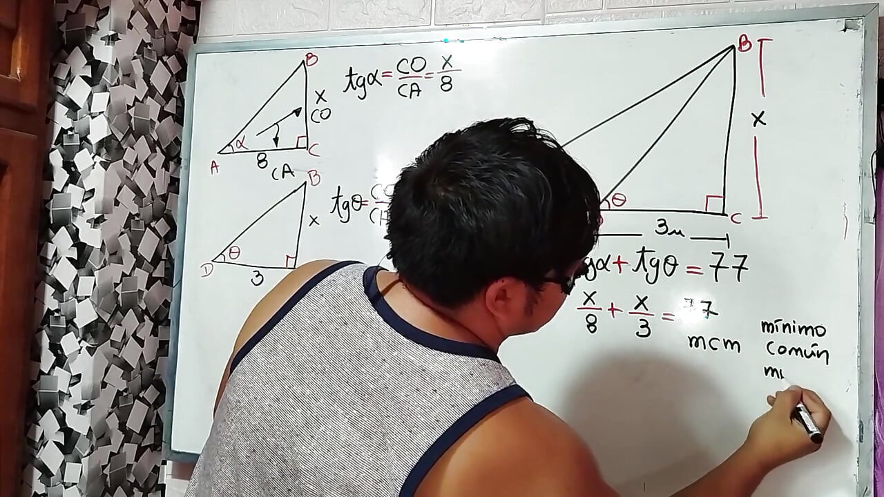 27 Trigonometry Calculate the Height and Area of the Triangle - Sexual Mathematics - Azaghal Soul