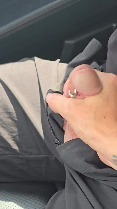 I use his cock like a gear stick as he drives | Clip 1