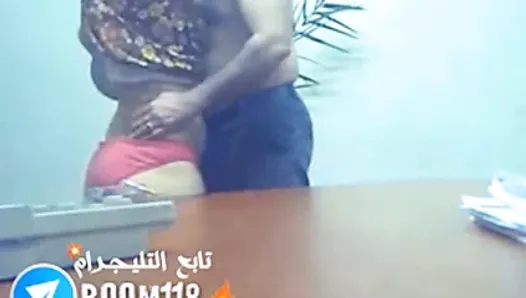 Arab has sex in the office