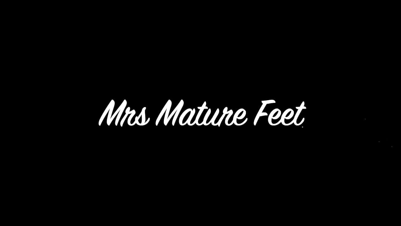 Mrs Mature Feet and Friend having nylon fun 453
