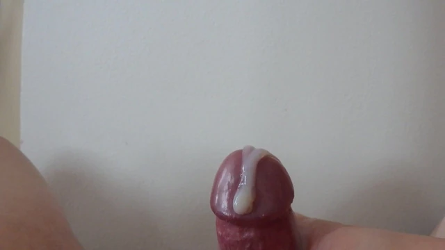 My masturbation with cum