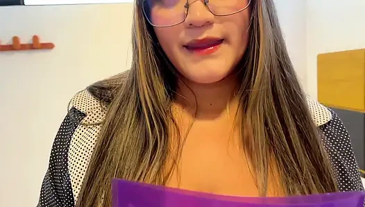 Enjoying the visit of my blonde and big ass companion at home