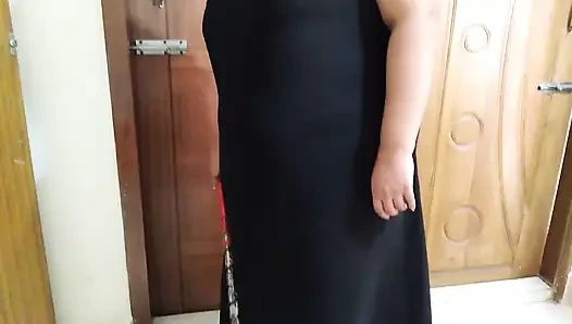 My Horny Stepmom Helps Me Cum by Seeing Big Cock While She Swee Room - Indian Sex