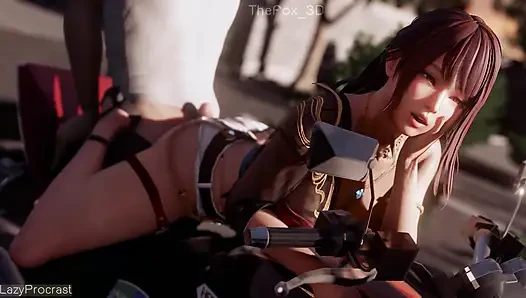Ölü veya diri doa - azusa + koharu bölüm 1 wm renk derecelendirmesi (ses yok) lazyprocrast animasyon 3d hentai tarafından
