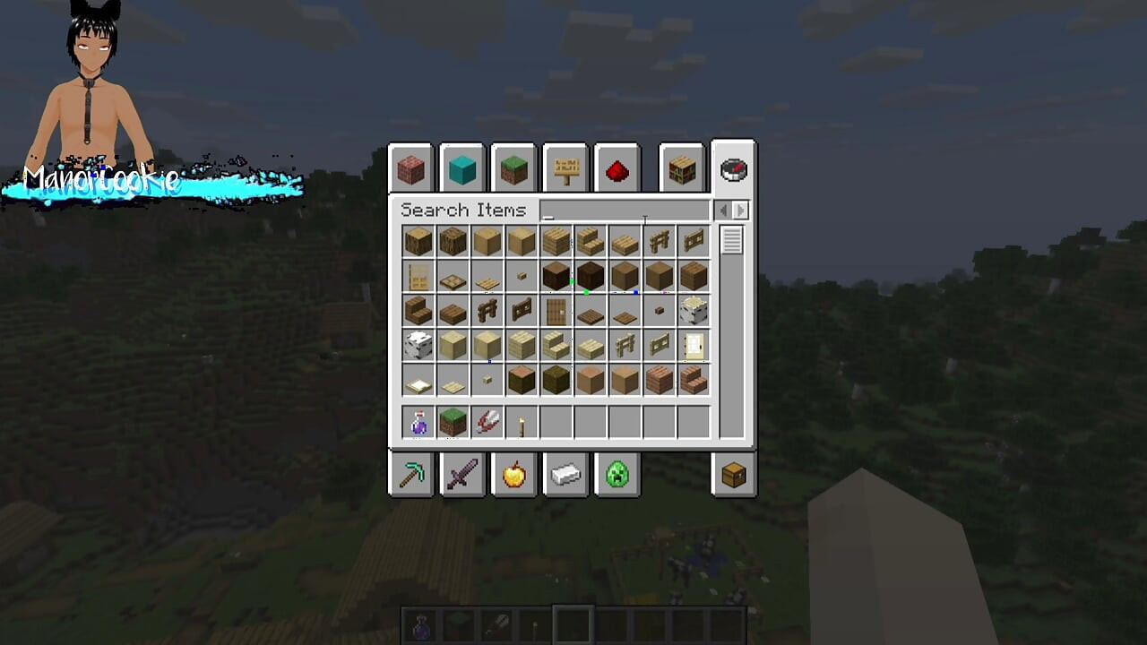 Minecraft mod Needs of Nature - Steve and alex masturbating and showing off some features! Like Cum!