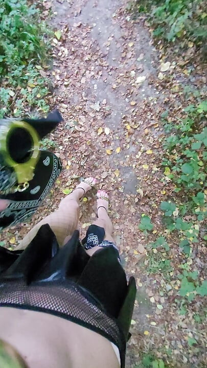 A Slut in a Grove (june 29, 2025) Looking for Cocks. French Transvestite Exhibition Vanessabitchx