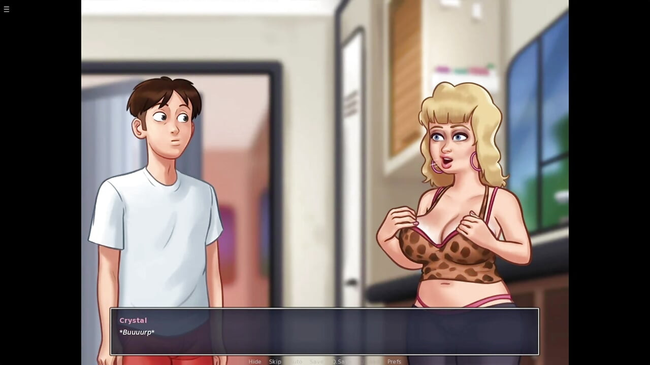 Horny Crystal Having Sex With 18 Plus School Boy In Summertime Saga