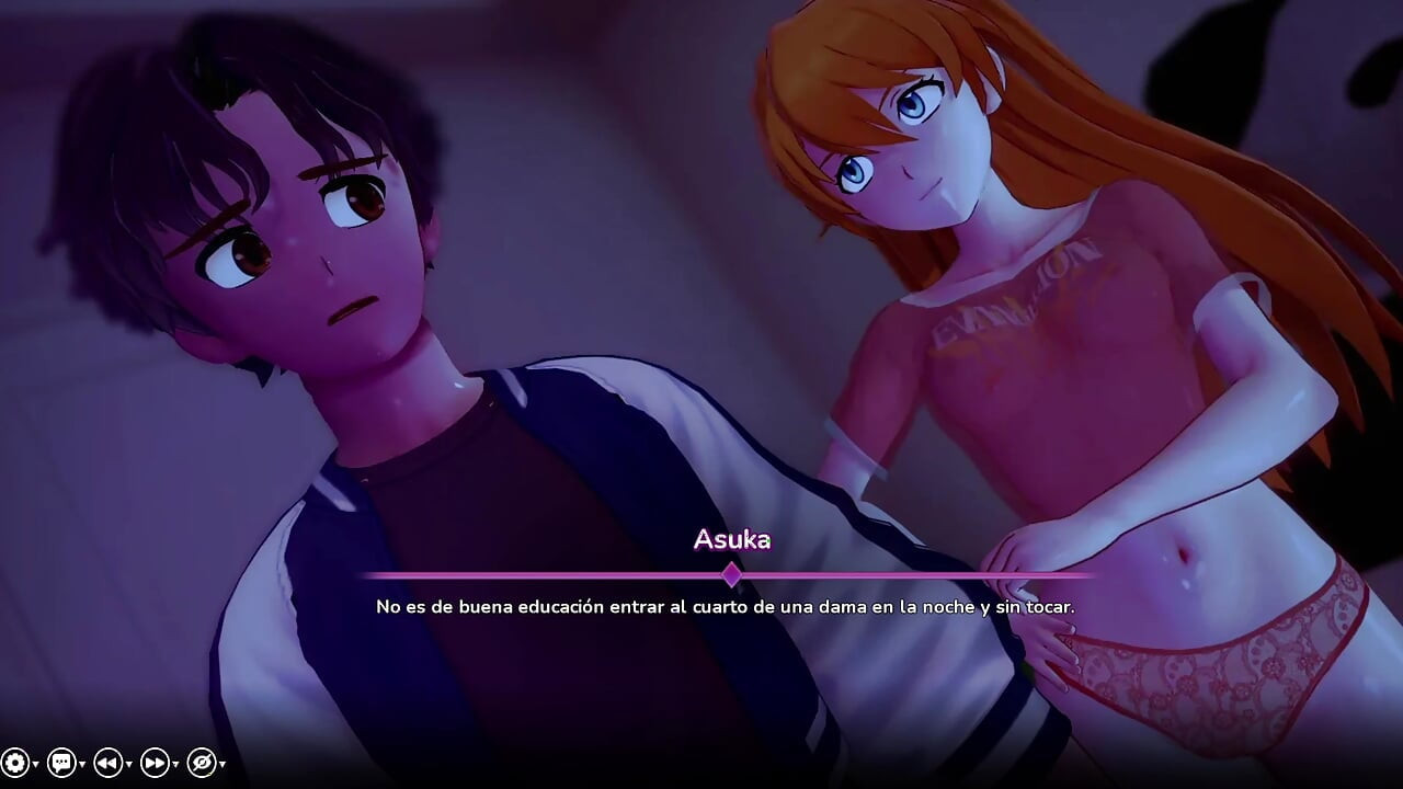 My Hentai Fantasy - Follando el apretado trasero de Asuka de Evangelion