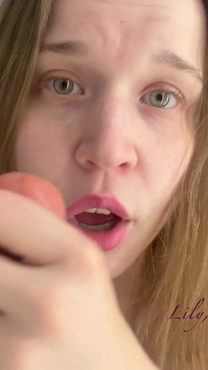 Blowjob Big Cock with Lots of Cum and Saliva Play