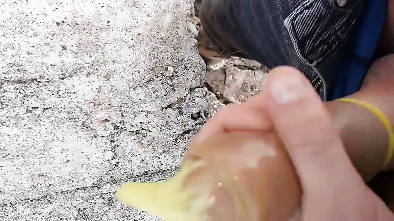 Used Condom Jerk off - Jerking so Fast That I Make Foam of Cum Inside
