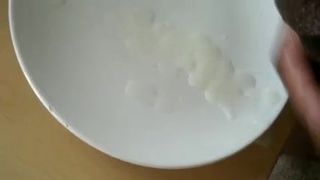 Сперма на тарелке