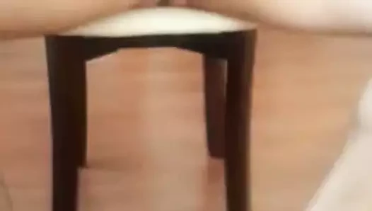 jerking shaved cock 3