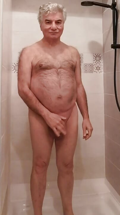 in the shower