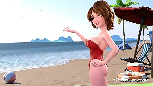 Aunt Cass - plaj oyunu