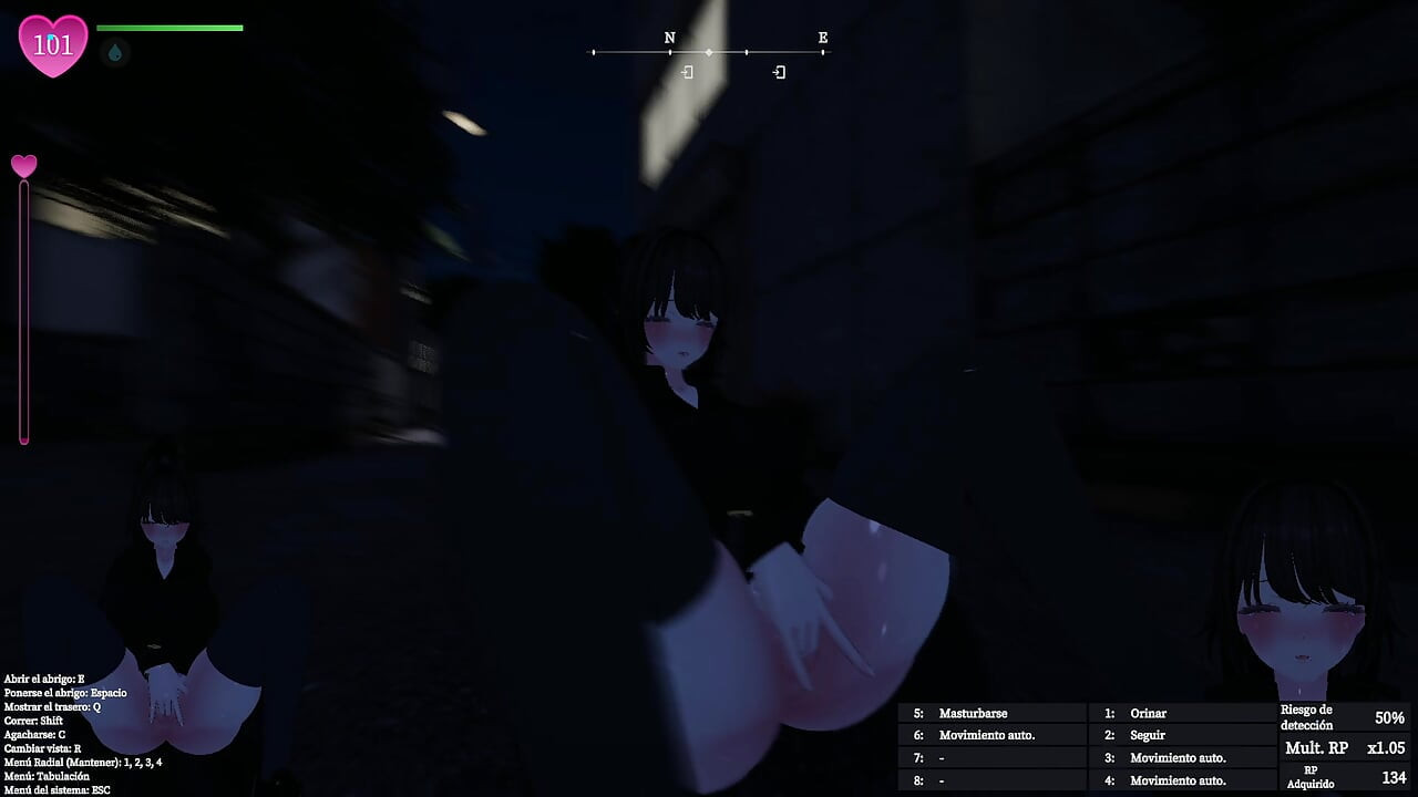 +18 naked waifu in an adventure -Secret flasher