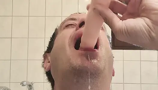 Gırtlağına kadar sikiş