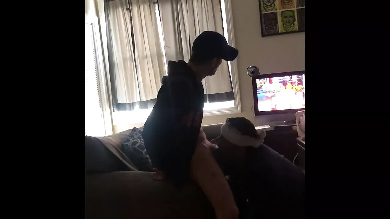 Hot blowjob at home
