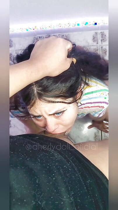 My Neighbor's Stepbrother Is Very Naughty, She Comes to My House and Gets All the Cum Out of My Dick.