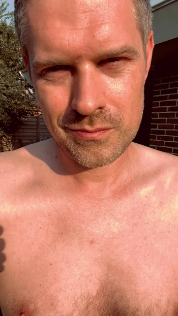 Naked outside - anyone looking? Cumming later