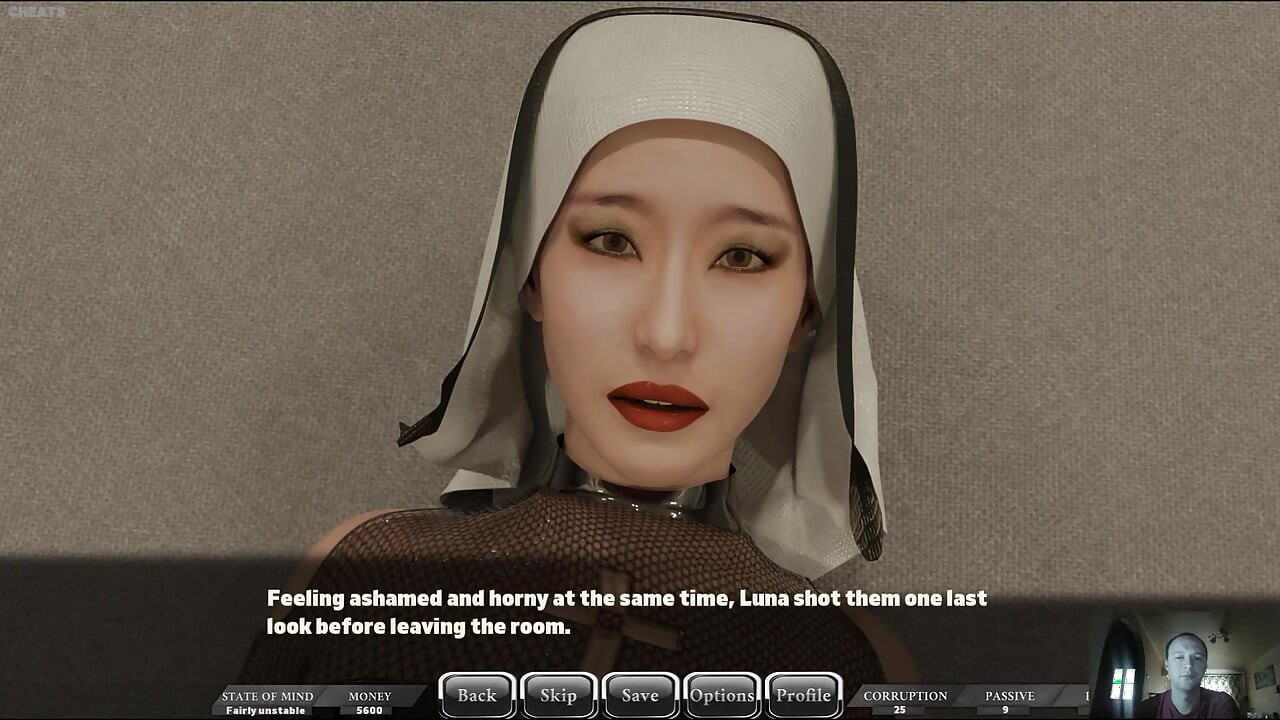 Depraved nun - Lunas falls from Grace