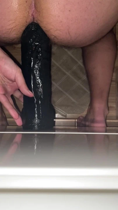 Big black dildo