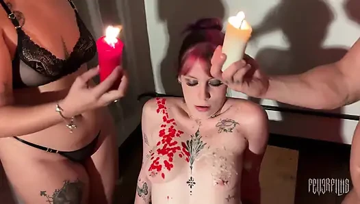 Candles, Horniness and Sensuality: First Scene of Fever Films' Wax Play