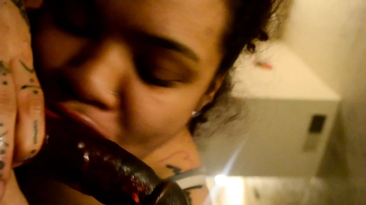 Babysitter makes me cum in her lungs with fruit roll ups