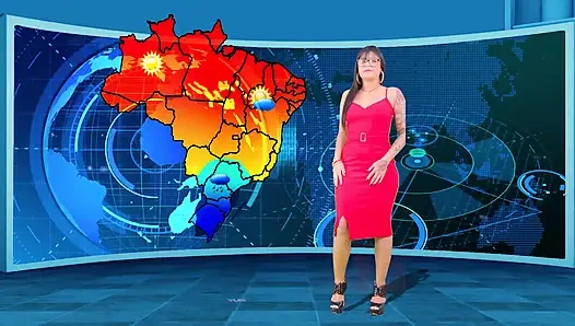 Pembalap berita tertangkap kamera: seks hardcore di balik layar [tv studio sex]