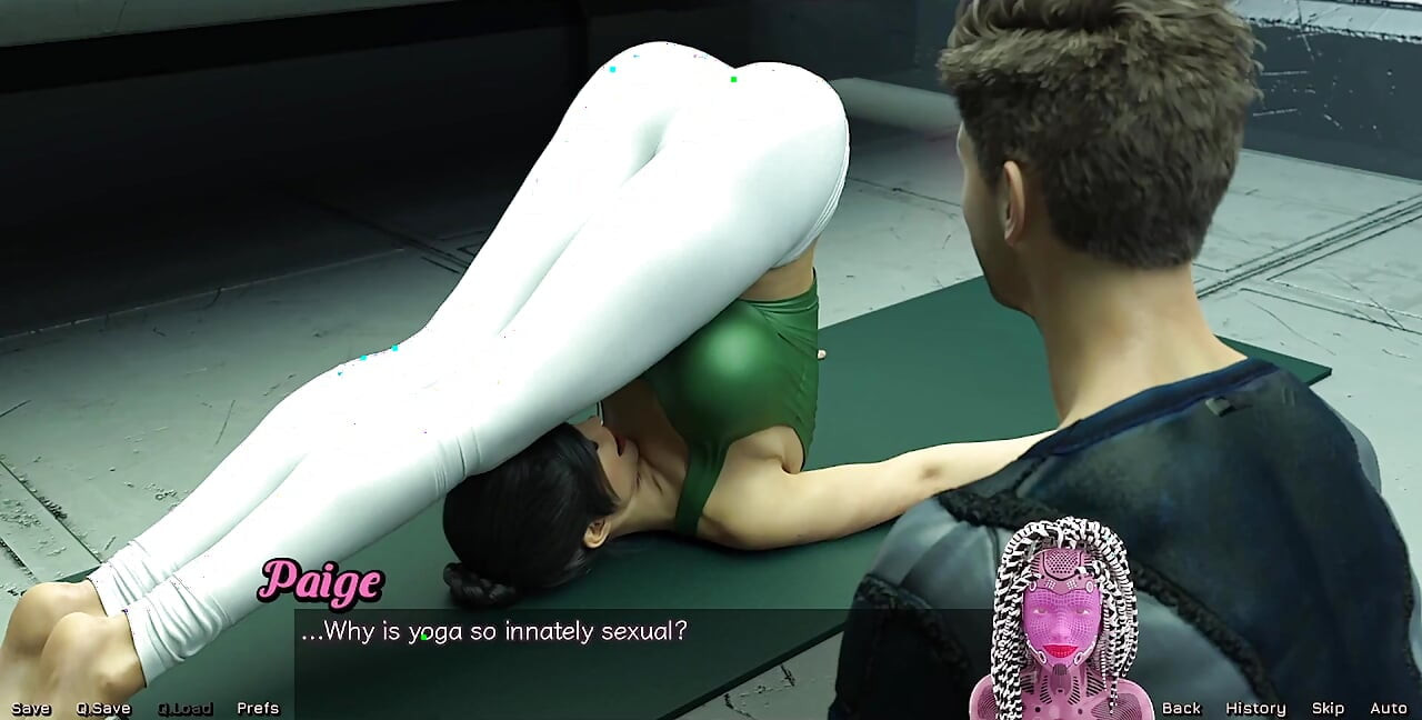 Stranded in Space - Hot Yoga with Big Tits MILF
